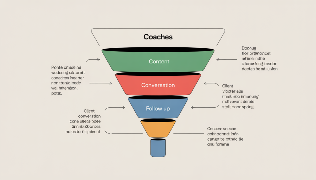 AI lead generation funnel for coaches content conversation follow up conversion