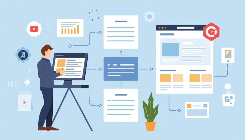 AI tools for bloggers workflow content creation SEO optimization process